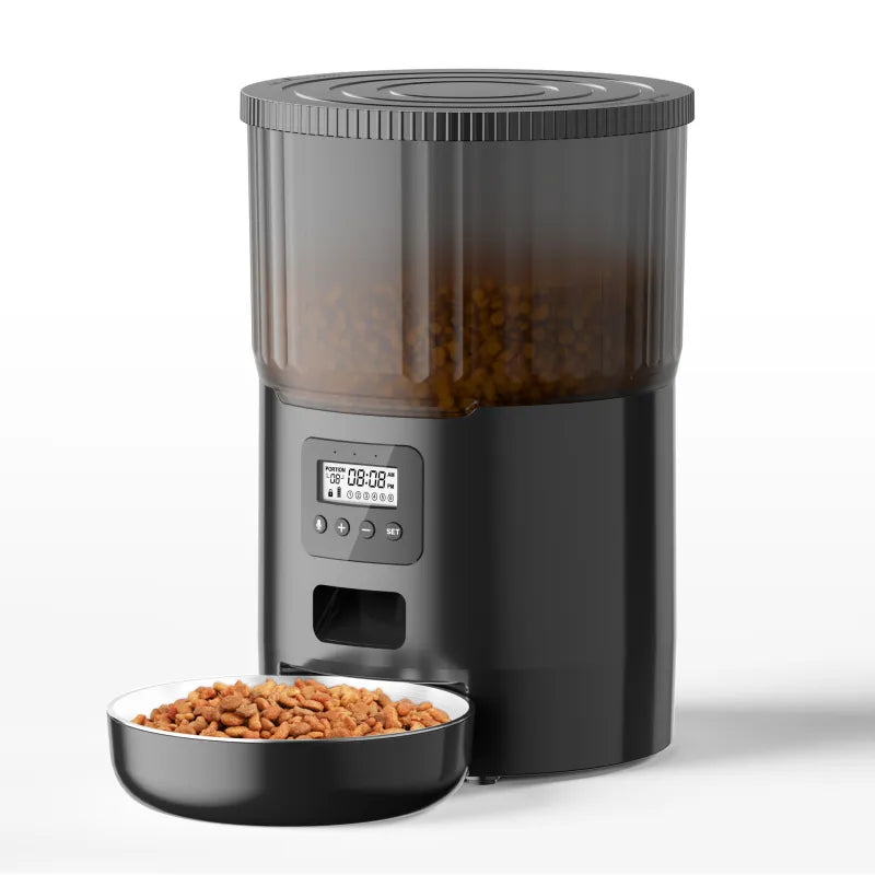 Cat and Dog Smart Automatic Pet Feeder – 4L Capacity with WiFi or Manual Control