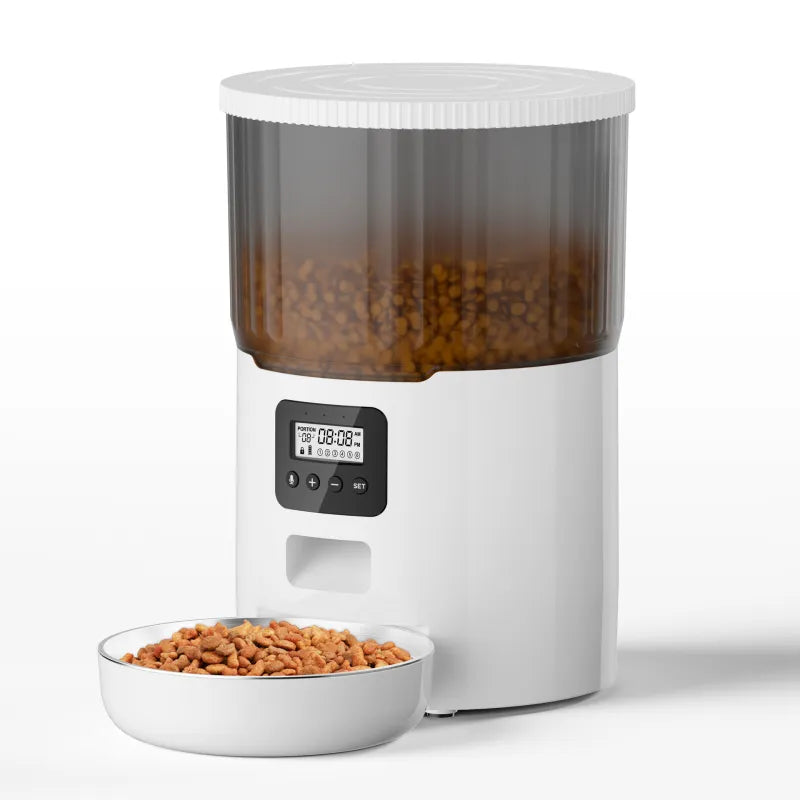 Cat and Dog Smart Automatic Pet Feeder – 4L Capacity with WiFi or Manual Control